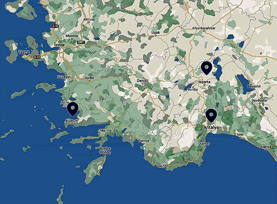 Sirene Hotels Harita Desktop