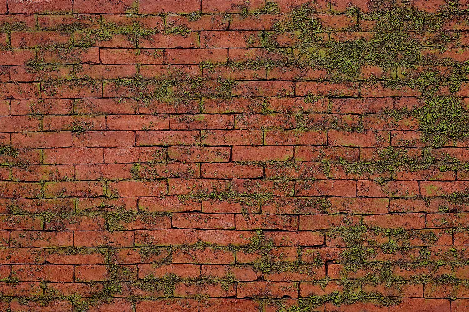 Masonry Moss Brick Wall Panel